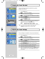 Preview for 36 page of Samsung LW32A33W Owner'S Instructions Manual