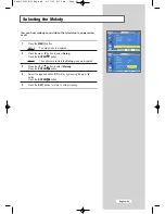 Preview for 45 page of Samsung LW32A33W Owner'S Instructions Manual