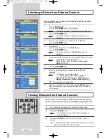 Preview for 46 page of Samsung LW32A33W Owner'S Instructions Manual