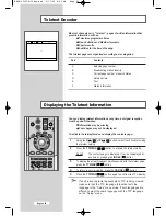 Preview for 52 page of Samsung LW32A33W Owner'S Instructions Manual