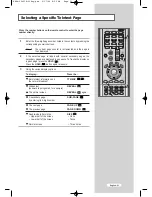 Preview for 53 page of Samsung LW32A33W Owner'S Instructions Manual