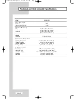 Preview for 60 page of Samsung LW32A33W Owner'S Instructions Manual