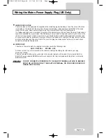 Preview for 63 page of Samsung LW32A33W Owner'S Instructions Manual