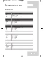 Preview for 67 page of Samsung LW32A33W Owner'S Instructions Manual