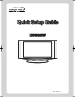 Samsung LW46G15W Quick Setup Manual preview