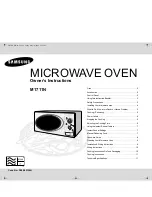 Preview for 1 page of Samsung M1711N Owner'S Instructions Manual