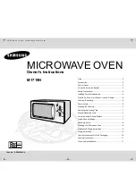 Samsung M1719N Owner'S Instructions Manual preview