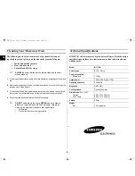 Preview for 8 page of Samsung M171FN Owner'S Instructions Manual