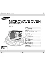 Предварительный просмотр 1 страницы Samsung M1875N Owner'S Instructions Manual