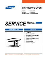 Предварительный просмотр 1 страницы Samsung M187ASTR Service Manual