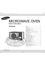 Предварительный просмотр 1 страницы Samsung M187CN Owner'S Instructions Manual