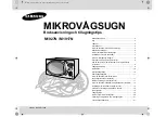 Samsung M1917N Owner'S Instructions And Cooking Manual preview