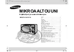 Preview for 49 page of Samsung M1917N Owner'S Instructions And Cooking Manual