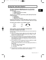 Preview for 7 page of Samsung M1927 Owner'S Instructions Manual