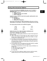 Preview for 7 page of Samsung M1D33 Owner'S Instructions And Cooking Manual