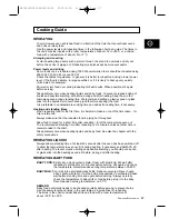 Preview for 27 page of Samsung M1D33 Owner'S Instructions And Cooking Manual