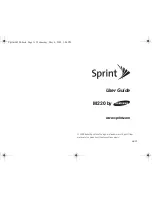 Samsung M220 User Manual preview