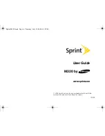 Предварительный просмотр 1 страницы Samsung M320 User Manual