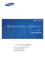 Предварительный просмотр 1 страницы Samsung M7 User Manual