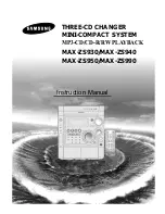 Samsung MaAX-ZS950 Instruction Manual preview