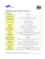 Preview for 8 page of Samsung MagicLAN SWL-2210M User Manual