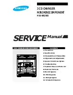 Samsung MAX-805 Service Manual preview