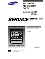 Samsung MAX-C570 Service Manual preview