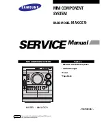 Preview for 1 page of Samsung MAX-C670 Service Manual