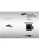 Samsung MAX-DJ550 Instruction Manual preview