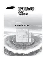 Samsung MAX-DS9250 Instruction Manual preview