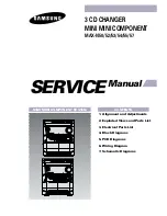 Samsung MAX-N50 Service Manual preview