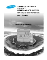 Samsung MAX-VB450 Instruction Manual preview