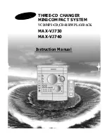 Samsung MAX-VJ730 Instruction Manual предпросмотр