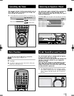 Предварительный просмотр 25 страницы Samsung MAX-VL85 Instruction Manual