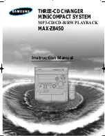 Samsung MAX-ZB450 Instruction Manual preview