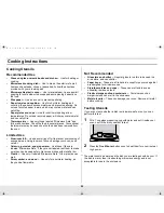 Preview for 20 page of Samsung MC1015BB Owner'S Manual