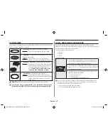 Preview for 12 page of Samsung MC11H6033 Owner'S Instructions & Cooking Manual