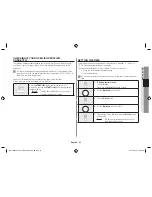 Preview for 13 page of Samsung MC11H6033 Owner'S Instructions & Cooking Manual