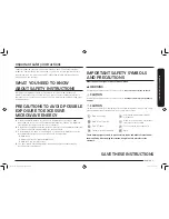 Preview for 3 page of Samsung MC11K7035 SERIES User Manual