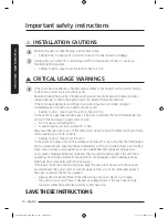 Preview for 10 page of Samsung MC12J8035CT User Manual