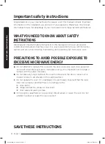 Preview for 4 page of Samsung MC17T8000C Series User Manual