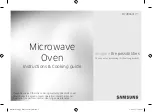 Preview for 1 page of Samsung MC28A5013 Series Instructions & Cooking Manual