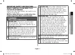 Preview for 3 page of Samsung MC28H5015CSEG Owner'S Instructions & Cooking Manual