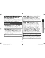 Preview for 3 page of Samsung MC28H5015VB Owner'S Instructions & Cooking Manual