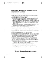 Preview for 4 page of Samsung MC7698W Owner'S Instructions Manual