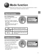 Предварительный просмотр 17 страницы Samsung MCD-SF85 Instruction Manual