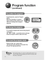 Предварительный просмотр 22 страницы Samsung MCD-SF85 Instruction Manual