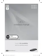 Предварительный просмотр 2 страницы Samsung MCU-S2NEK1N Installation Manual