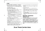 Предварительный просмотр 3 страницы Samsung MD1200 Owner'S Manual