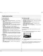 Preview for 20 page of Samsung ME1060BB Owner'S Manual